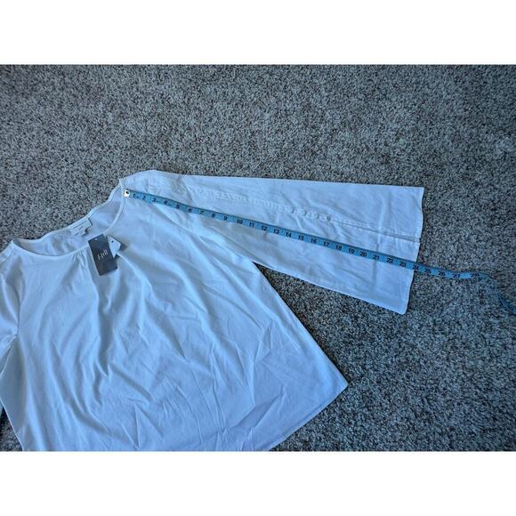 J. Jill Crisp, cotton blouse/shirt; size Med/Petite; Lightweight summer blouse - Picture 11 of 12